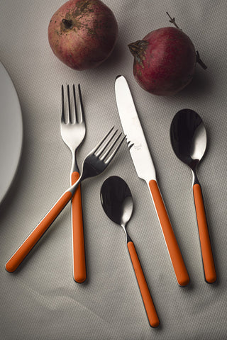Fantasia Flatware Set, Carrot, 5 Pcs.