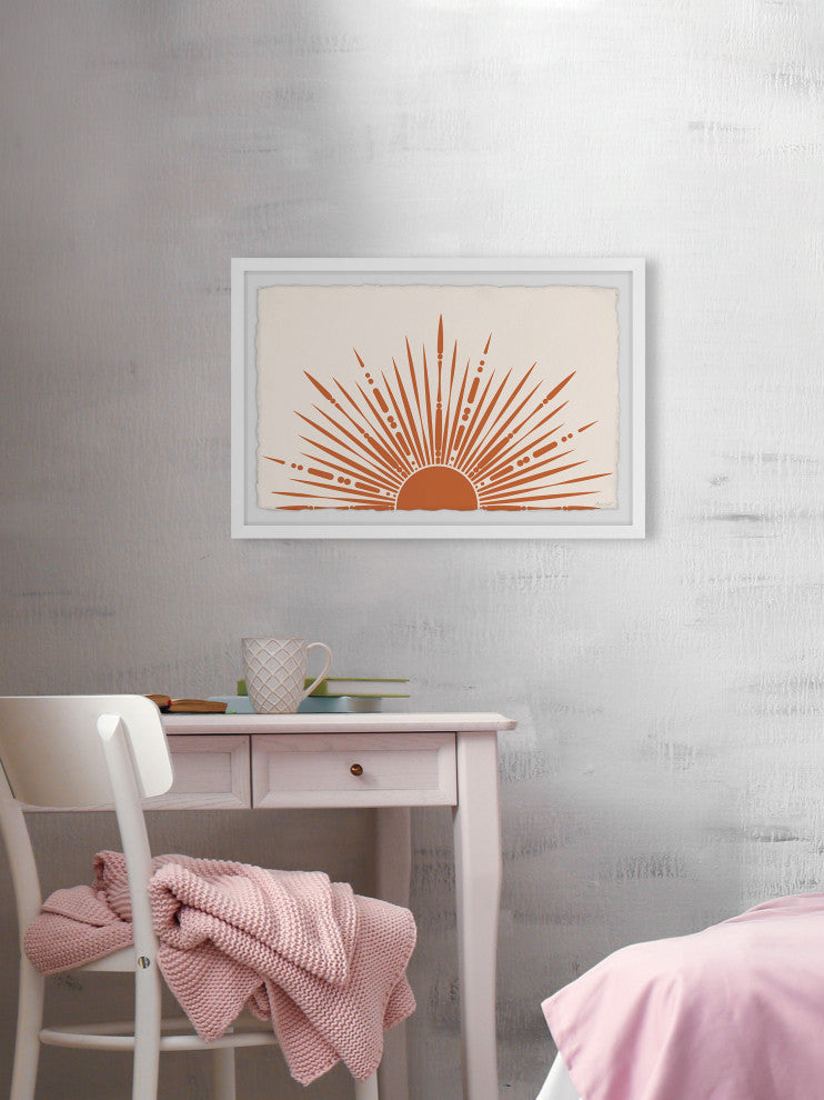 "The Sun Rays" Framed Painting Print, 12x8