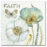 Lisa Audit 'My Greenhouse Flowers Faith' Canvas Art, 24"x24"