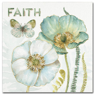 Lisa Audit 'My Greenhouse Flowers Faith' Canvas Art, 24"x24"
