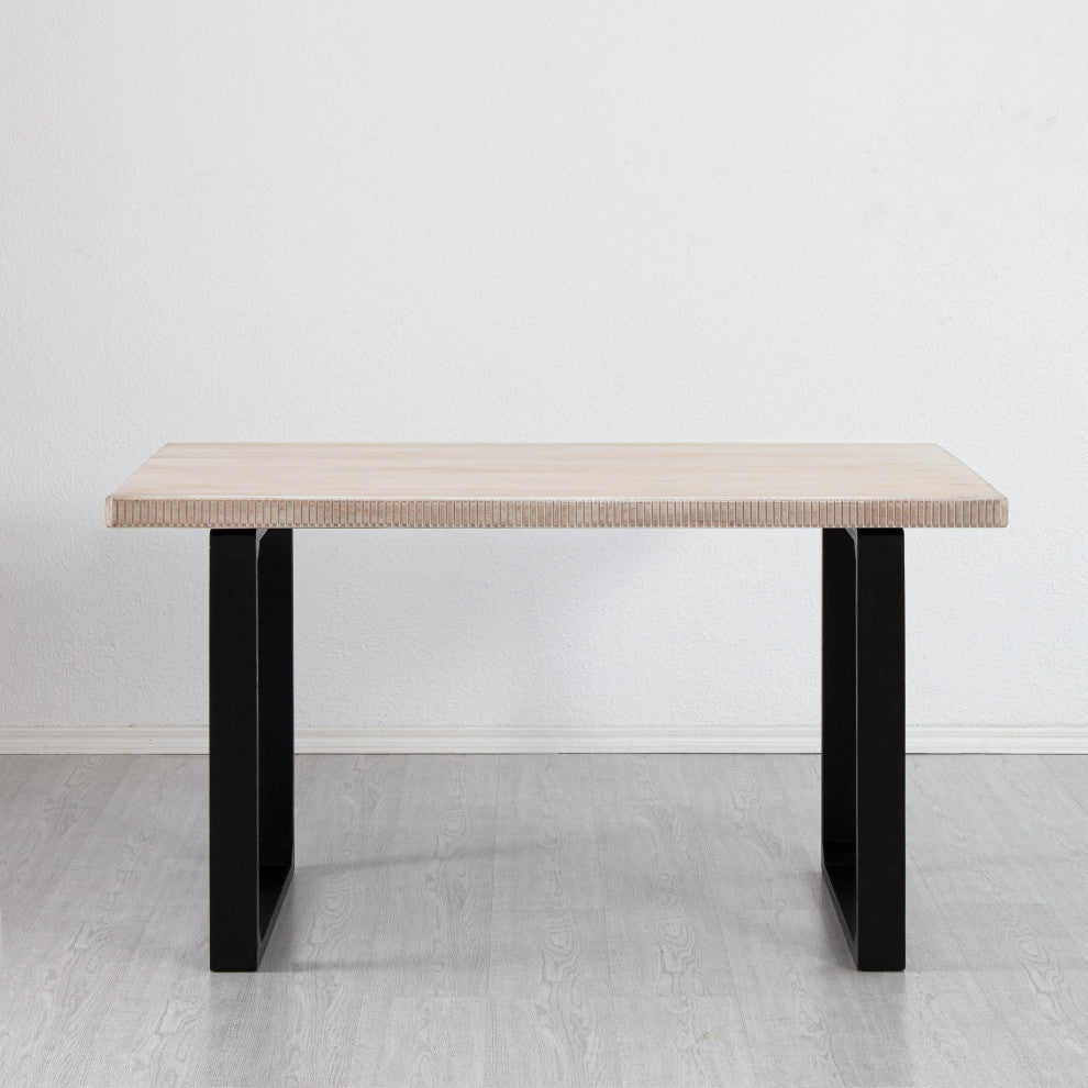 Ancona Desk Solid, Whitewash