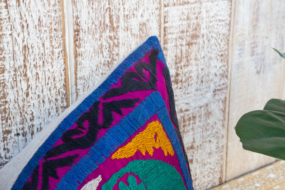Darisa Nurata Suzani Lumbar Pillow