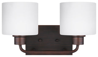 Generation Lighting 4428802 Canfield 2 Light 14"W Bathroom Vanity - Bronze