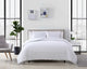 The Nesting Company Palm 3 Piece Comforter Set - Queen - White