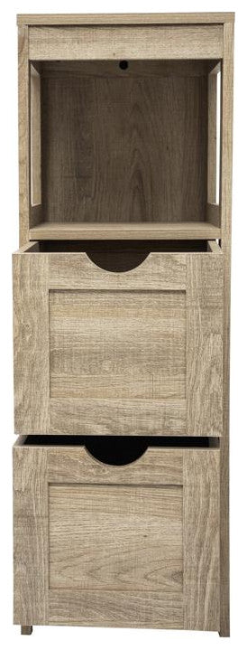 Dune Farmhouse Bathroom Storage Organizer, Brown