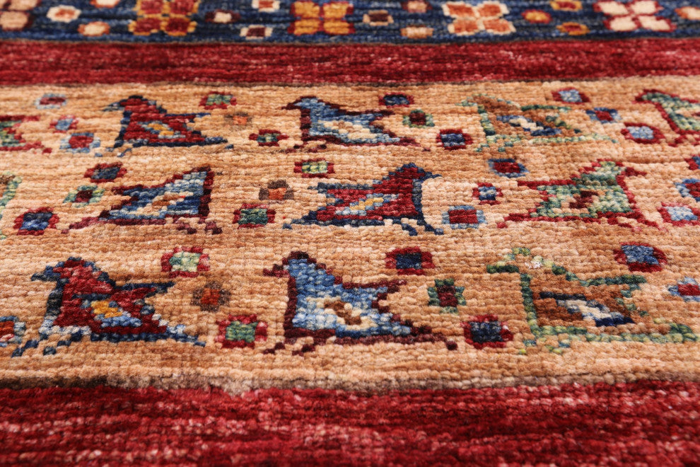 8' 3" X 10' 0" Persian Gabbeh Tribal Hand-Knotted Rug Q5240