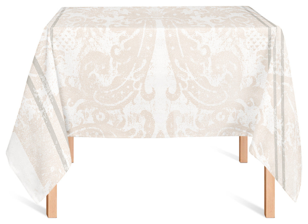Faded Orange Pattern 58x58 Tablecloth