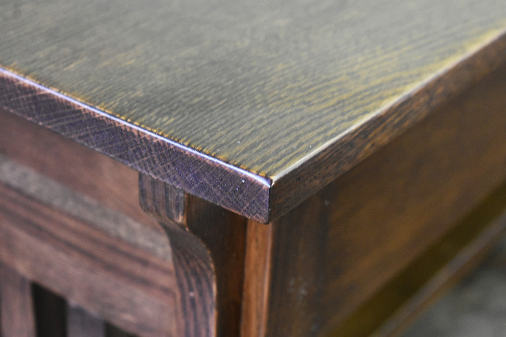 Mission Crofter Style 1-Drawer Coffee Table, Walnut
