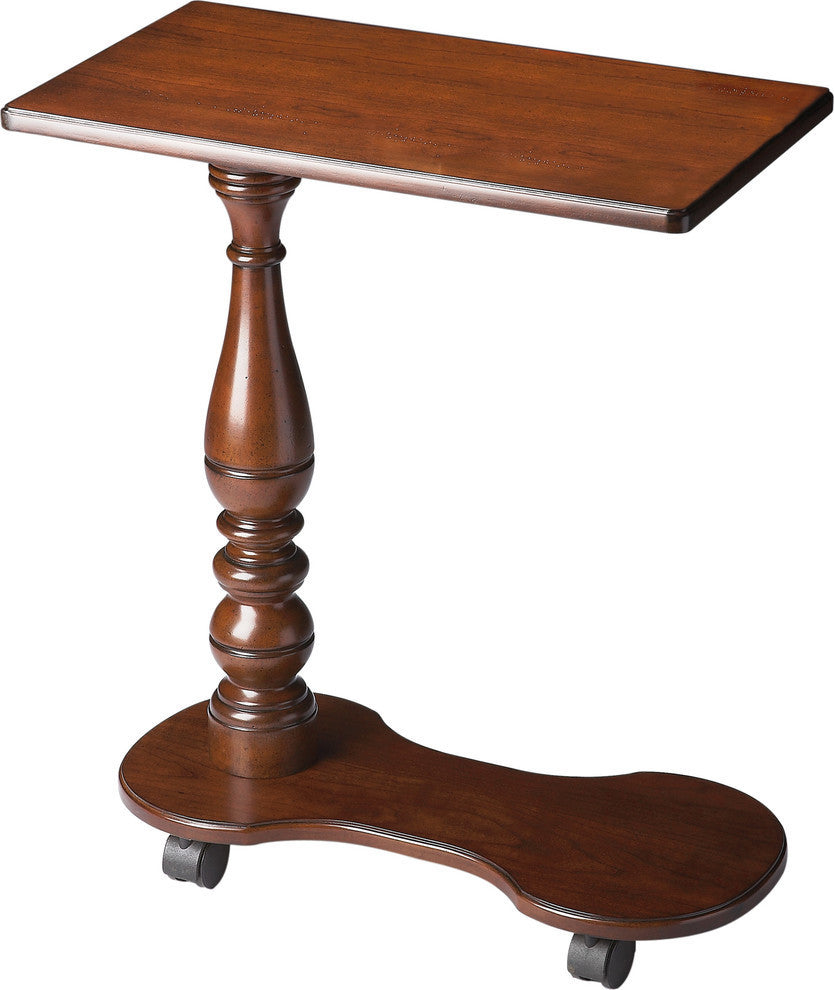 Mabry Mobile Tray Table, Dark Brown