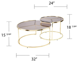 Marlana 2-Piece Nesting Cocktail Table Set