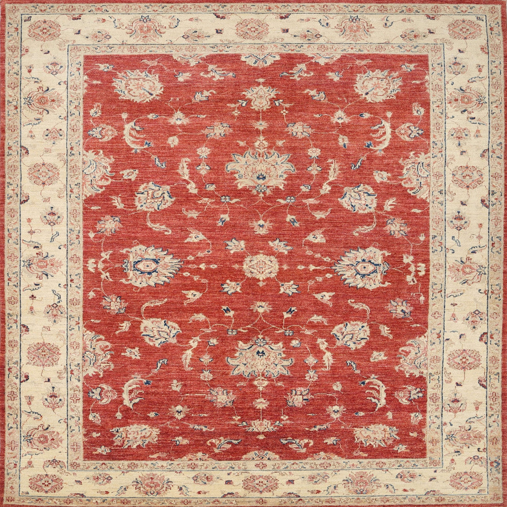 Ahgly Company Indoor Square Traditional Area Rugs, 7' Square