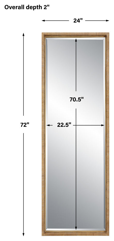 Uttermost 09857 Paradise Rattan Mirror