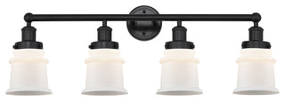 Innovations 616-4W-BK-G181S Canton 4 Light Bath Vanity Light, Matte Black