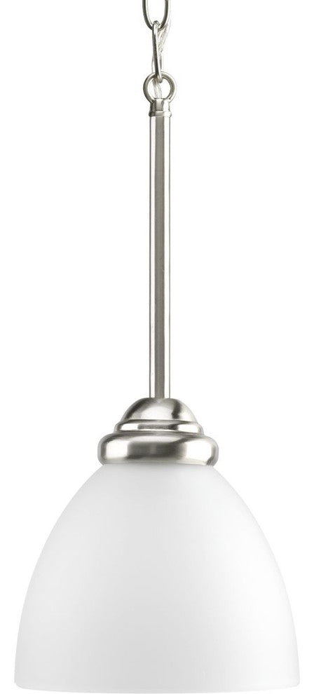 1-Light Mini-Pendant, Brushed Nickel