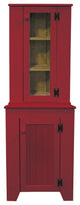 Corner Cabinet Top Hutch, Red