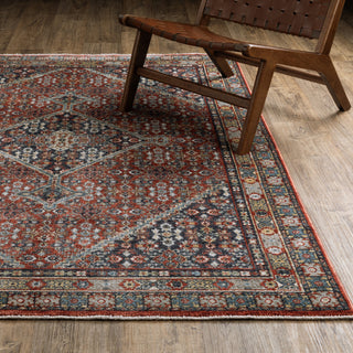 Oriental Weavers Eliana ELI06 Medallion Rug, Red, 5'3"x7'6"