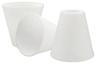 23619-3 Replacement Frosted Opal & White Inside Vanity Glass Shade,3 Pack.