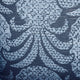 Pineapple Crush Blue and Black Luxury Throw Pillow, 20"x36" King