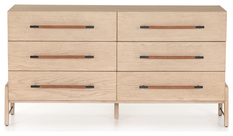 Rosedale 6 Drawer Dresser-Yucca Oak