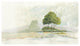 "Lake Front II" Digital Paper Print by Avery Tillmon, 32"x19"