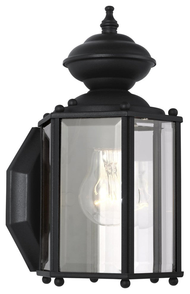 Generation Lighting Lighting 1-Light Outdoor Lantern, Black