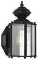 Generation Lighting Lighting 1-Light Outdoor Lantern, Black