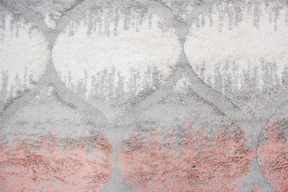 Noori Rug High-low Theron Grey/Terracotta Rug