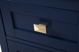 18" Wide Bathroom Storage Freedstanding Cabinet, Blue