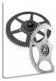 "Retro - Gears - 1" By Alan Blaustein, Giclee Print on Gallery Wrap Canvas