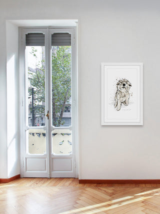 "Gus 2" Framed Painting Print