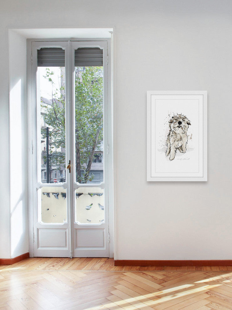 "Gus 2" Framed Painting Print