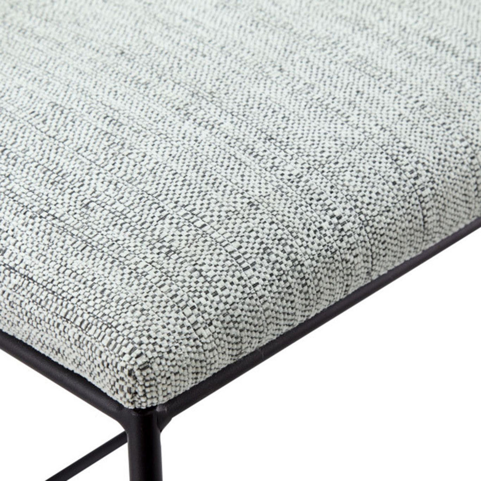 Martha Stewart Hastings Backless Counter Stool with Metal Legs