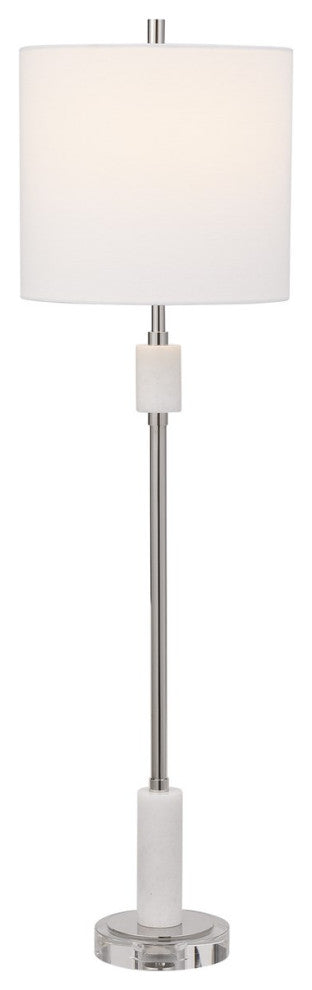 Uttermost Sussex Nickel Buffet Lamp 29793-1