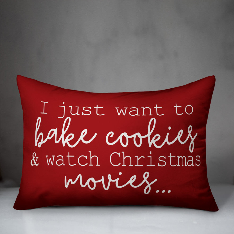 Christmas Plaid 14"x20" Throw Pillow