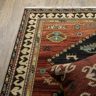 Lilihan 051K6 Charcoal/Multi 2'6" x 12' Rug