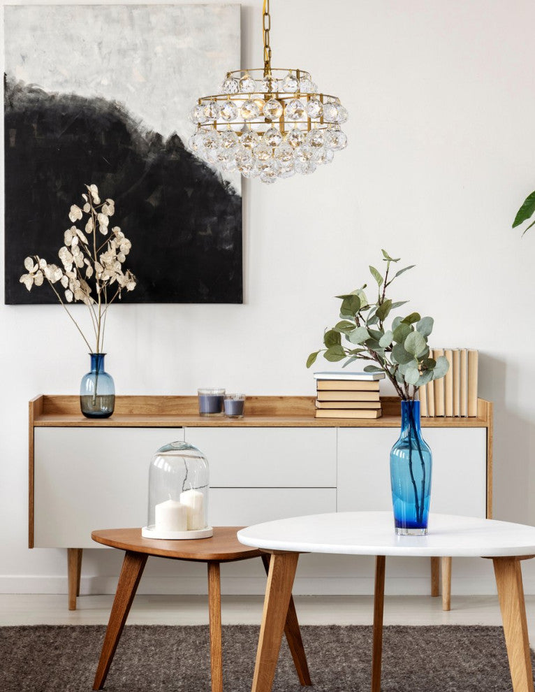 Seren 14" Pendant, Brass