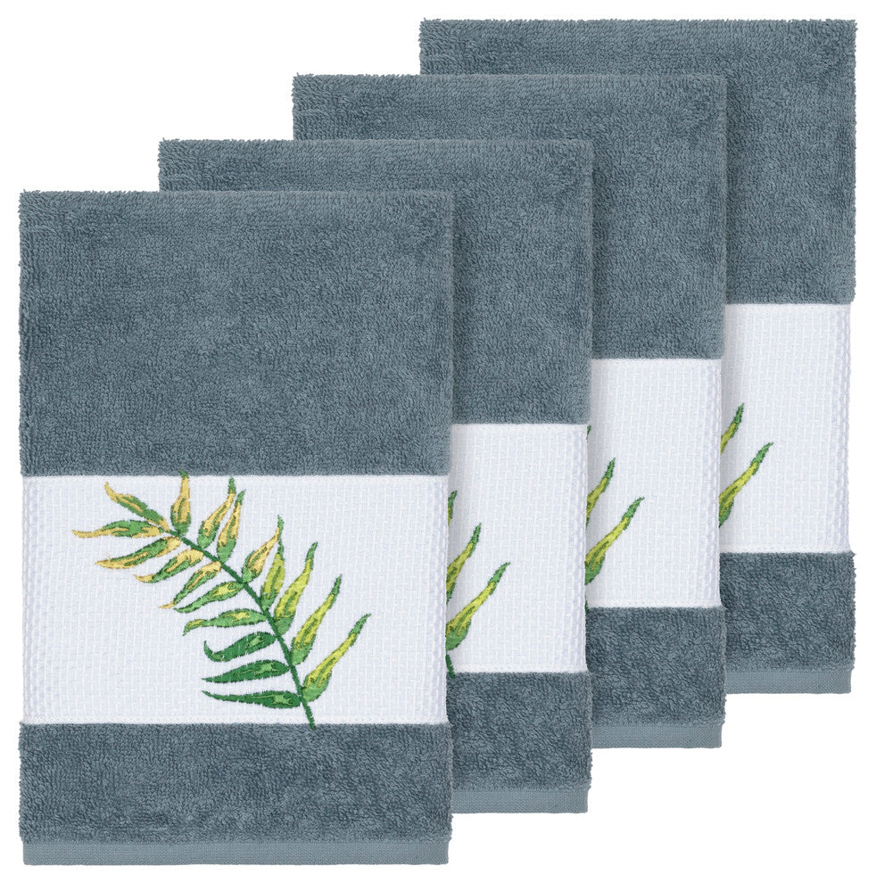 Zoe 4 Piece Embellished Hand Towel Set