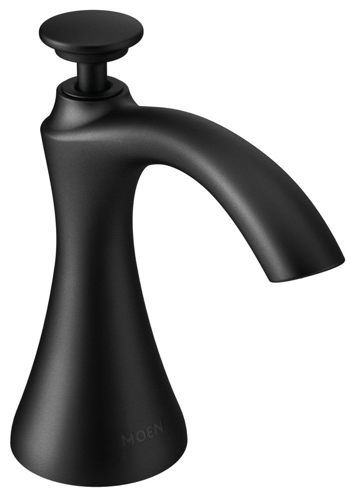 Moen Transitional Soap Dispenser Matte Black S3946BL