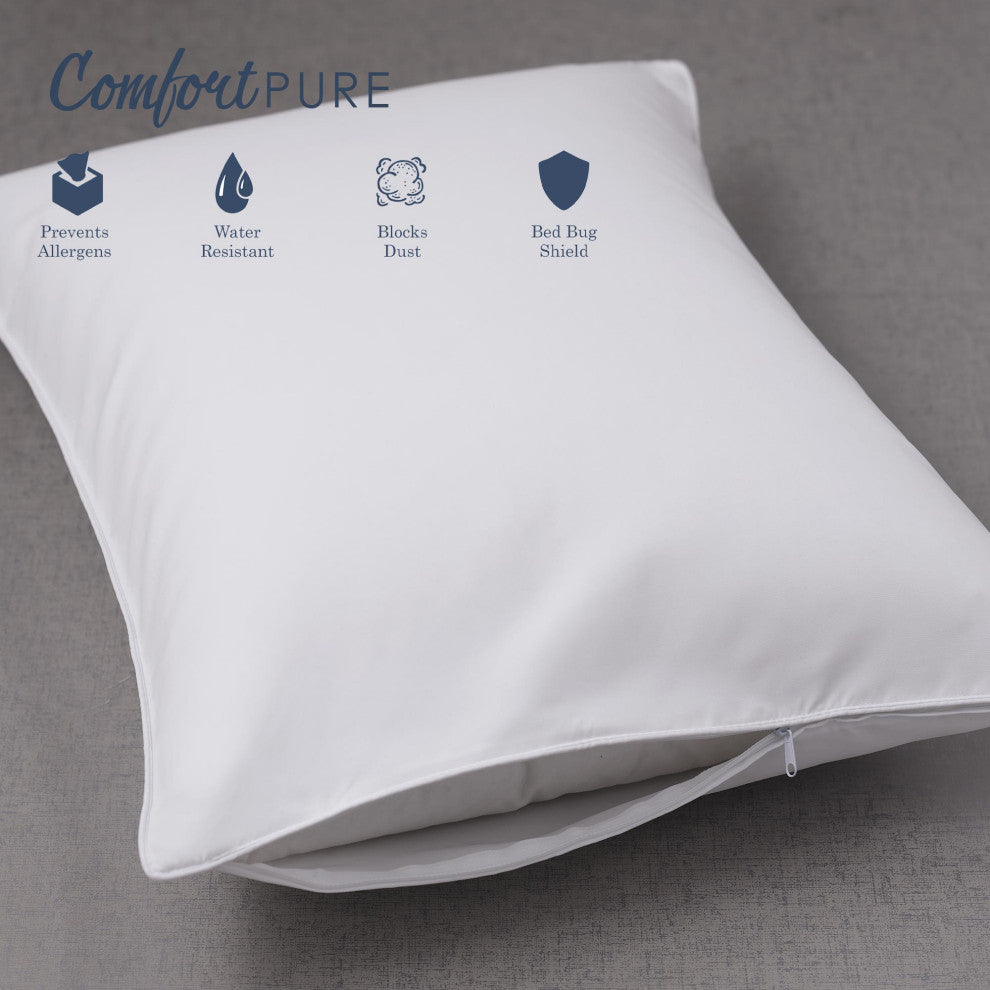 Tranquil Horizon Hypoallergenic Pillow Protector, Standard