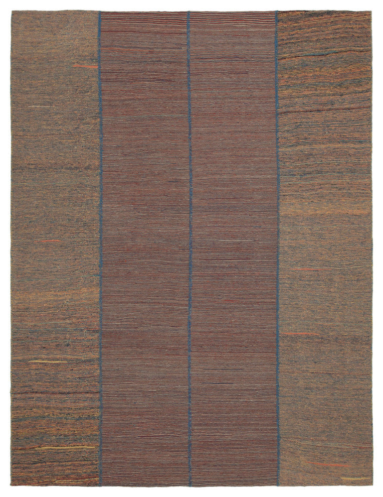 Rug N Carpet - Handmade Oriental 7' 3'' x 9' 7'' Decorative Wool Kilim Rug