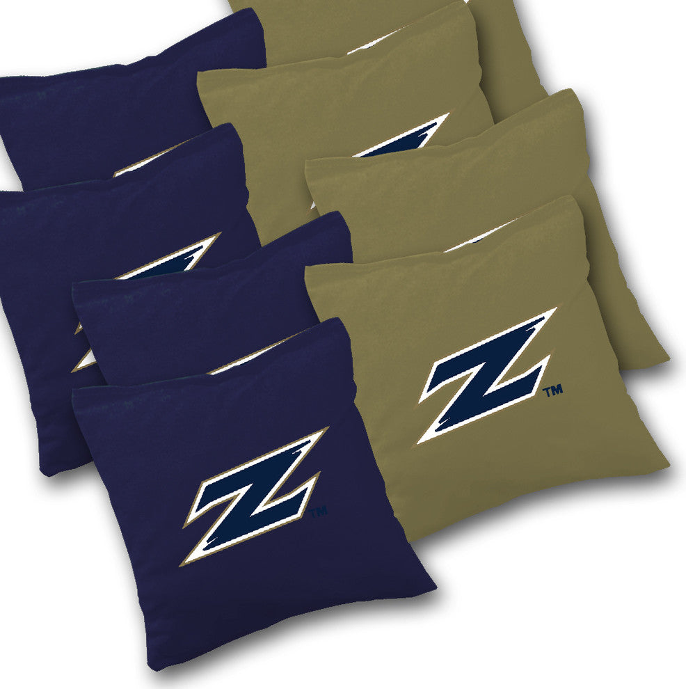 University of Akron Striped Cornhole Set