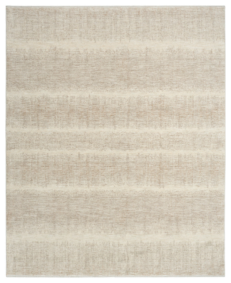 Calvin Klein CK079 Notes 5'3" x 7'3" Ivory Grey Modern Indoor Rug