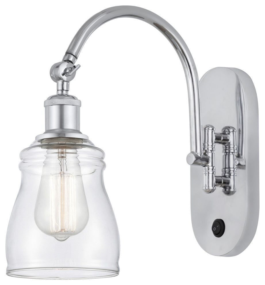Innovations 518-1W-PC-G392-LED Ellery 1 Light 5.3" Sconce, Polished Chrome