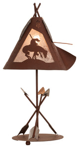 27 High Trails End Table Lamp