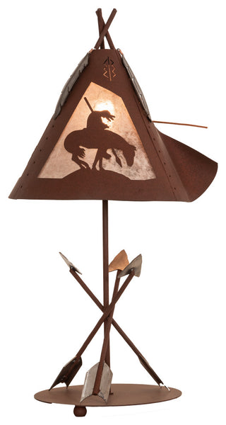 27 High Trails End Table Lamp
