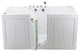 2-Seat Dual+Foot Massage Walk-In Bathtub,Outward Swing,2"Dual Drain