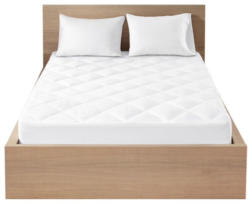 Waterproof Mattress Pad, White, Full