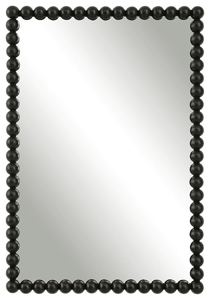 Uttermost 09789 Serna Black Vanity Mirror