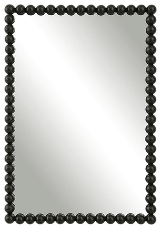 Uttermost 09789 Serna Black Vanity Mirror