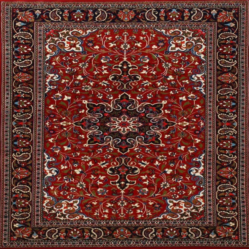 Ahgly Company Indoor Square Traditional Area Rugs, 5' Square